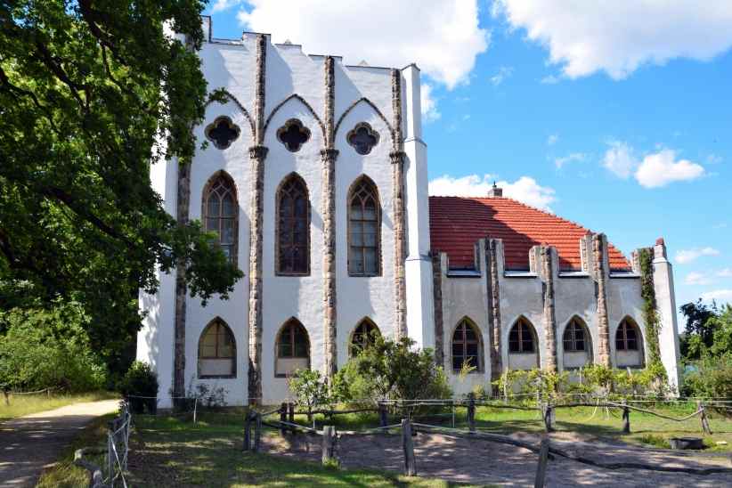 Die Meierei auf der Pfaueninsel.