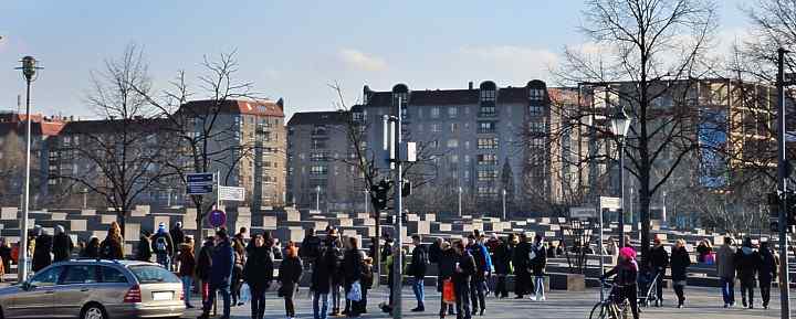 Holocaust Mahnmal in Berlin-Tiergarten.