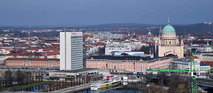 Blick vom Turm des Kreml in Potsdam.