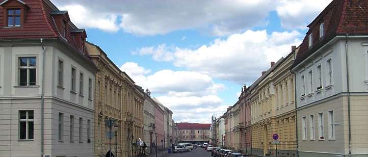 Blick in die Wilhelm-Staab-Strae in Potsdam