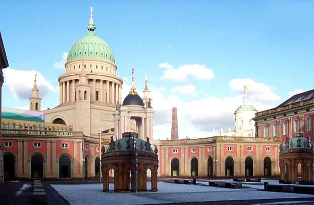 Stadtschlosshof in Potsdam.