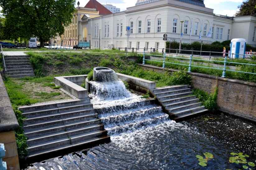 Strmungsanlage am Zollhaus in Potsdam.