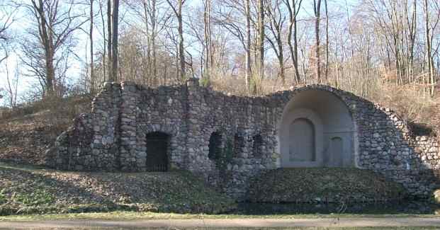 Egeriagrotte im Park von Rheinsberg