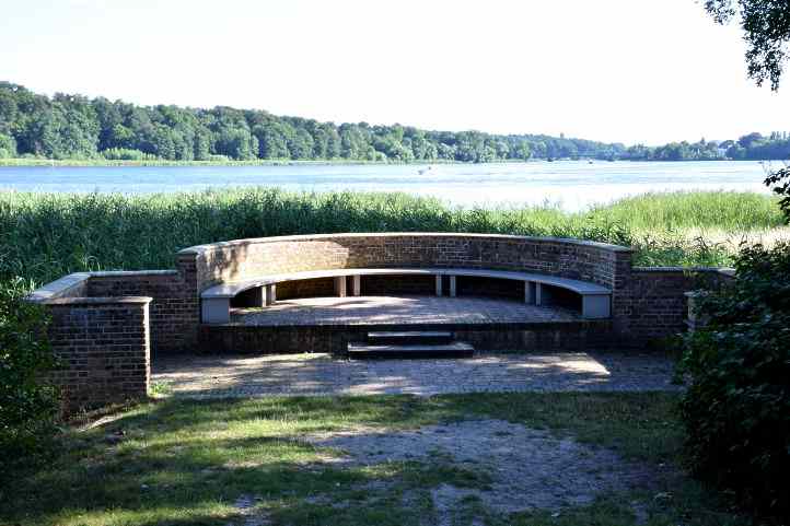 Die Rmische Bank Schlosspark Sacrow.