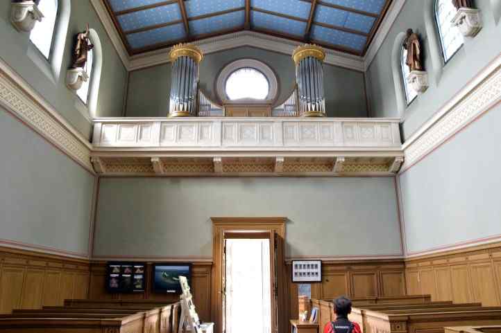 Die neue Orgel im Gotteshaus der Heilandskirche.