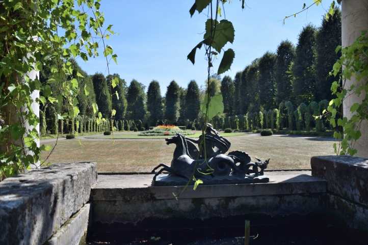 Blick vom Stibadium in das Hippodrom.