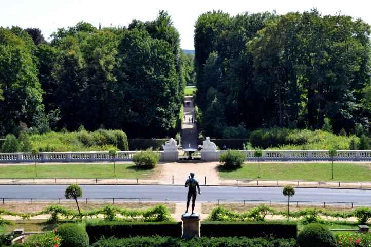 Blick vom Nordischen Garten zum Sizilianischen Garten.