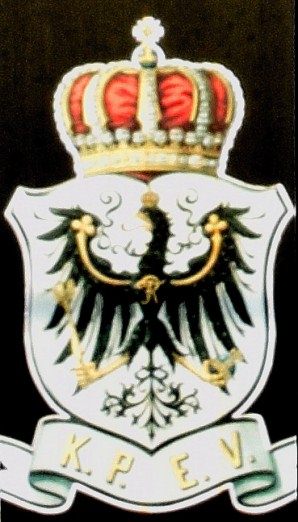 K.P.E.V. Wappen - Kaiserbahnhof Sanssouci.