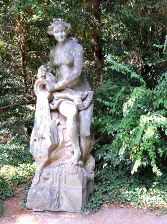 Meeresnymphe Thetis im Nordischen Garten - Sanssouci.