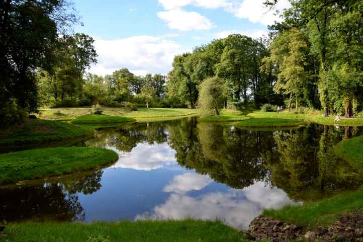 Das "Schwarze Meer" oberhalb vom Schloss Babelsberg.