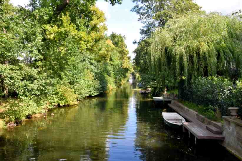 Hasengraben - vom Heiligen See - in Potsdam.