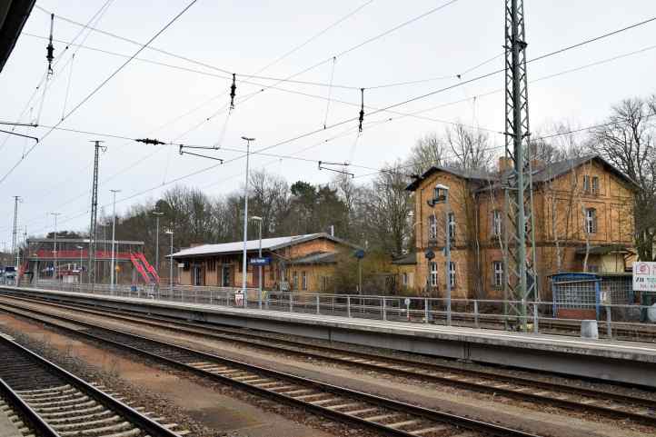 Auto-Verladebahnhof Wannsee in Berlin.