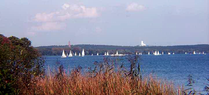 Aussicht vom Ostufer der Pfaueninsel