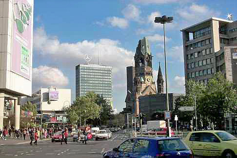 Blick zum Breitscheidplatz