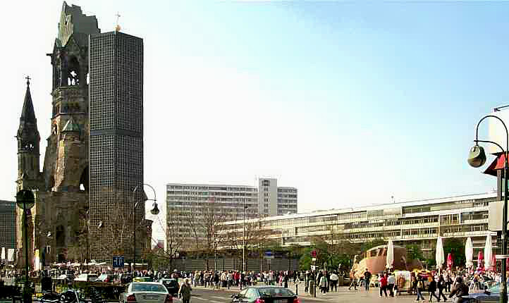 Gedchtniskirche auf dem Breitscheidplatz