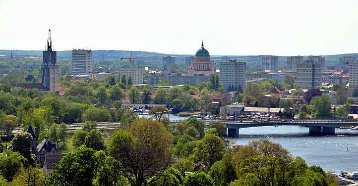 Skyline von Potsdam.