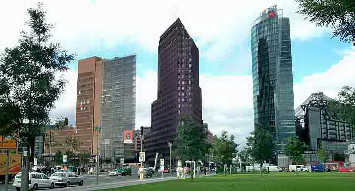 Wolkenkratzer am Potsdamer Platz